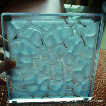 Blue Modern Decoration Glass